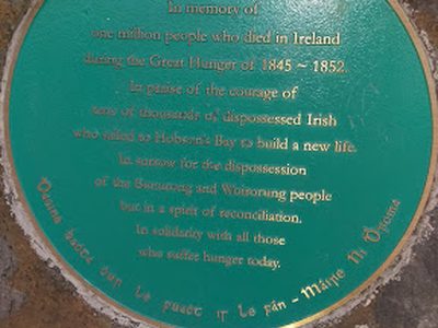 Memory of One Million People Who Died in Ireland