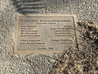 Putah Creek Bicycle Undercrossing
