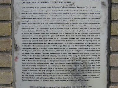 Military Burial Ground