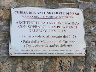 Chiesa di S. Antonio Abate di Vezio