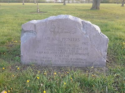 Air Mail Pioneers  Checkerboard Field  Maywood IL