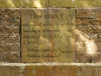 Bridge Plaque