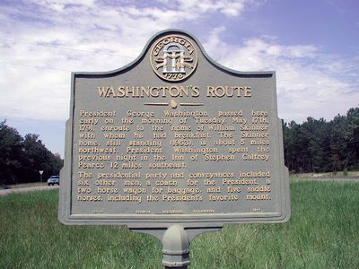 Washington's Route
