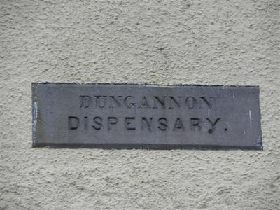 Plaque, Dungannon Dispensary