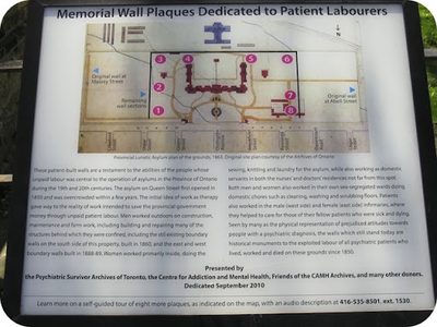 Memorial Wall Plaques Dedicated to Patient Labourers
