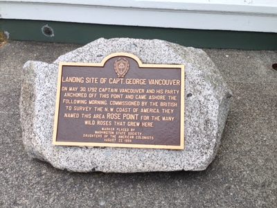 Landing Site of Capt. George Vancouver
