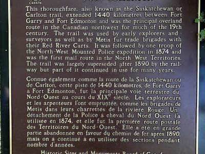 Fort Garry - Fort Edmonton Trail