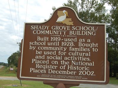 Shady Grove School/ Community Building