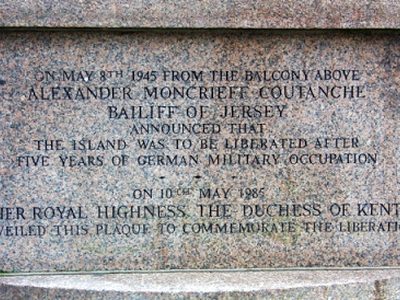 Liberation memorial, Royal Square, St Helier