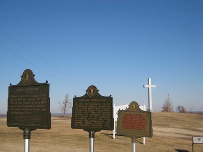 Historical Markers & Cross