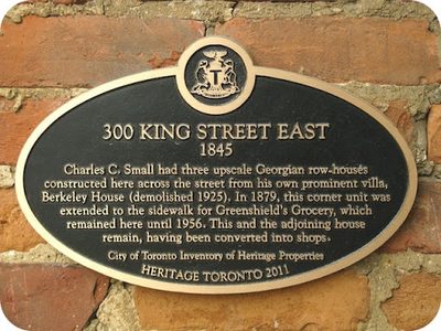 300 King Street East 1845