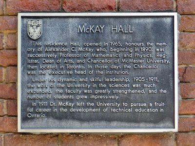 McKay Hall  (A McMaster University student residence)