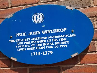 Prof. John WInthrop, Mathematician & Philosopher