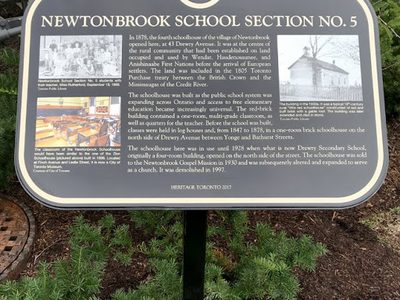 Newtonbrook School Section No. 5