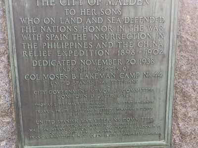 Malden Spanish-American War Memorial
