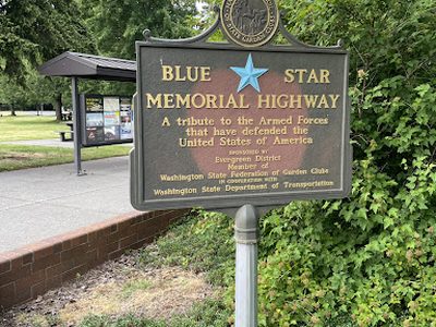 Blue Star Memorial Highway Evergreen District