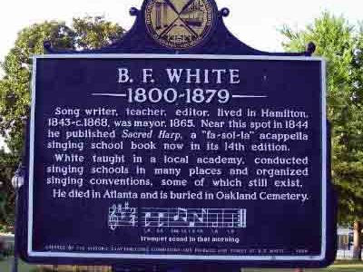 B. F. White 1800-1879