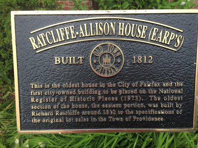 RATCLIFFE - ALLISON HOUSE (EARP'S)