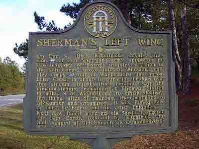 Sherman's Left Wing