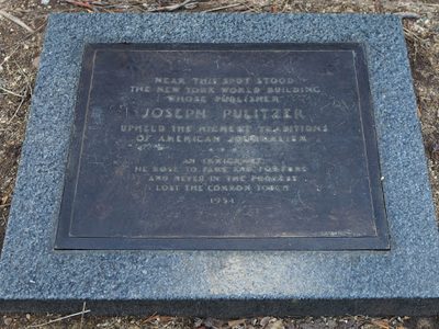 Dedicated NYC Plaque