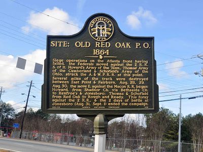 Site: Old Red Oak P.O.-1864