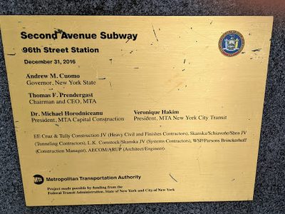 Second Avenue Subway - 96th Street Station