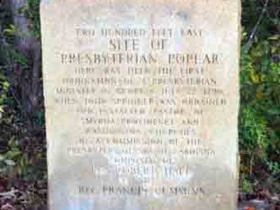 Site of Presbyterian Poplar