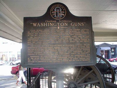 Chatham Artillery's "Washington Guns"