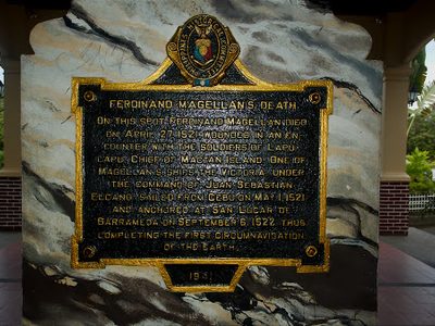 Ferdinand Magellan’s Death historical marker