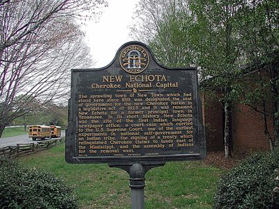 New Echota Cherokee National Capital