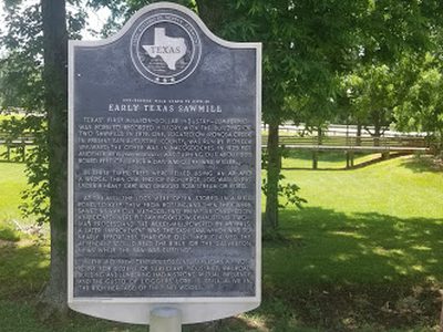 Early Texas Sawmill