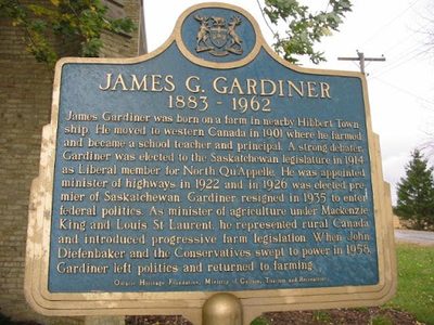 James G. Gardiner 1883-1962