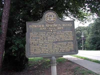 Powder Springs Road June-July, 1864