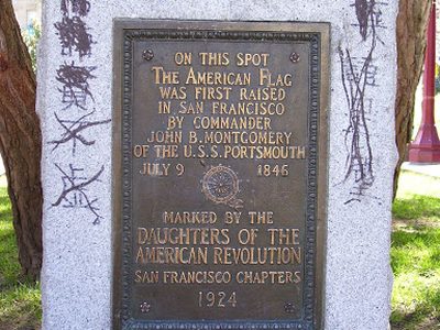 The American Flag was First Raised in San Francisco