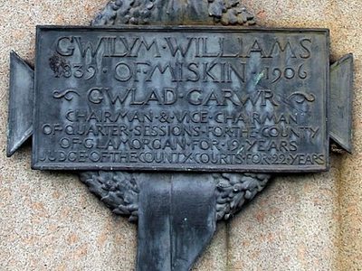 Gwilym Williams plaque, Cardiff