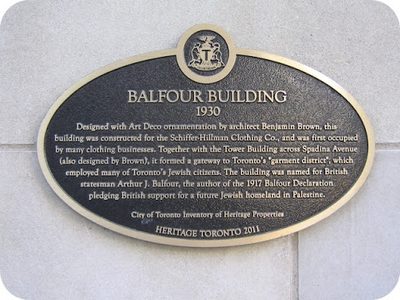 Balfour Building 1930