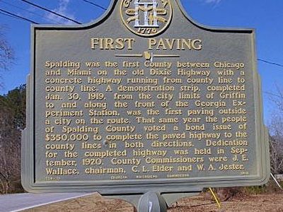 First Paving