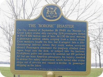The "Noronic" Disaster