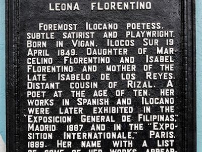 Leona Florentino historical marker