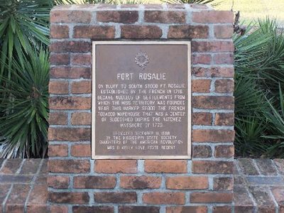 Fort Rosalie Historical Marker
