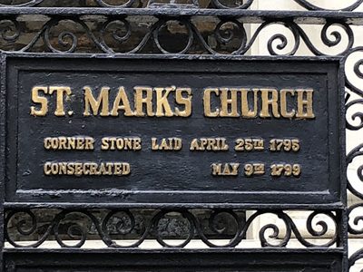 St. Mark's Church Corner Stone