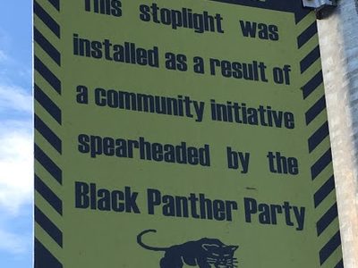 Black Panther Traffic Light