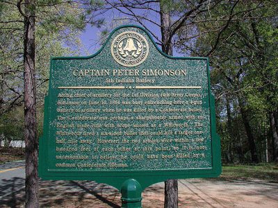Captain Peter Simonson 5th Indiana Battery