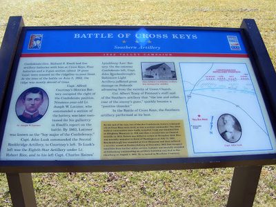 Battle of Cross Keys - Southern Artillery