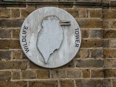 Plaque on Watch Tower, Royal Gunpowder Mills, Waltham Abbey