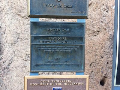 Hoover Dam - National Historic Markers