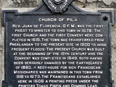 Church of Pila historical marker
