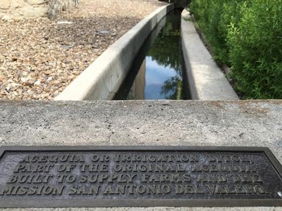 Acequia at the Alamo