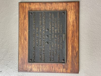 Former Headquarters and Printing Plant of the Seattle Union Record