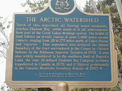 The Arctic Watershed